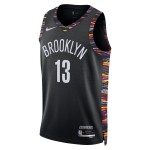 Brooklyn Nets Trikot Tyrese Martin Nike 2025-26 City Edition Schwarz Swingman - Herren